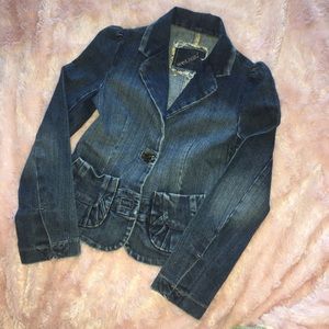 Denim blazer